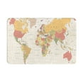 thumbnail image 1 of Bingfone Vintage World Map1 Door Mat 16"X24" Front Entrance Non-Slip Low Profile Washable For Entryway, 1 of 9