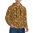 thumbnail image 1 of Bingfone Vintage fall harvest basket Men's Drawstring Hoodie Long Sleeve Pocket Sweatshirts-Small, 1 of 6