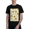 thumbnail image 1 of Bingfone Watercolor Bee Honey Honeycomb Bee Men'S Loose Fit Short-Sleeve Pocket T-Shirt, 1 of 7