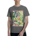 thumbnail image 1 of Bingfone Watercolor Blooming Cactus Men'S Loose Fit Short-Sleeve Pocket T-Shirt, 1 of 7