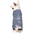 thumbnail image 1 of Bingfone Watercolor Flowers Butterfly Dog Clothes Hoodie, Pet Winter Coat,Puppy Sweatshirts For Small Dogs Boy Girl,Suitable For All Breeds-X-Small, 1 of 8