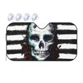 thumbnail image 1 of Bingfone Watercolor Skull Car Windshield Sunshade,Sun Foldable Sun Shield Sun Visor for Car - Medium, 1 of 8