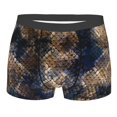 thumbnail image 1 of Bingfone Watercolor Snake Skin Men'S Underwear - Casual Stretch Boxer Briefs-Small, 1 of 9