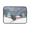 thumbnail image 1 of Bingfone Watercolor Winter Landscape For Christmas Laptop Sleeve Case 13 Inch, 360° Protective Computer Carrying Bag, 1 of 9