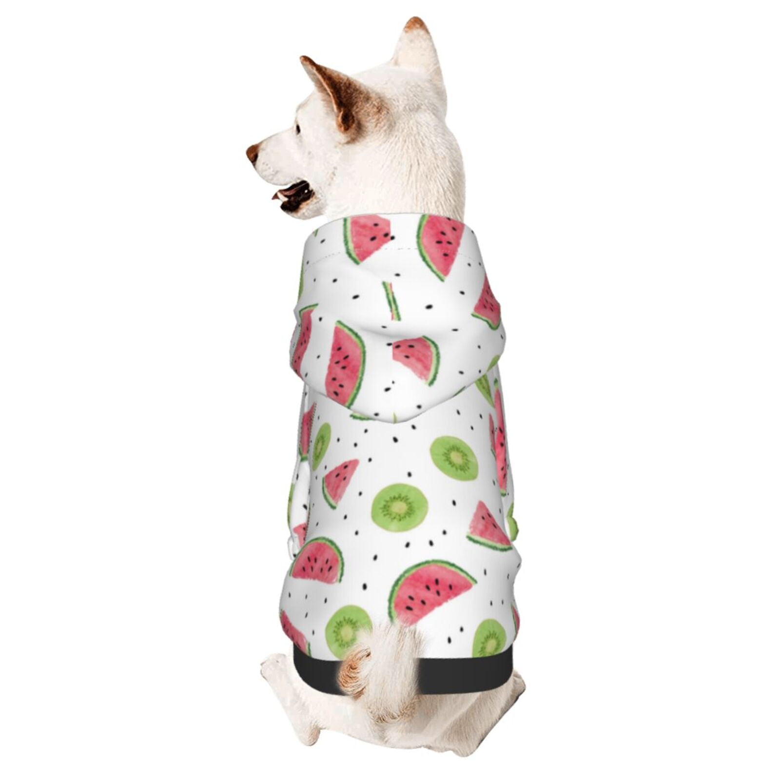 Bingfone Watermelon And Kiwi Dog Clothes Hoodie, Pet Winter Coat,Puppy