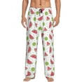 thumbnail image 1 of Bingfone Watermelon And Kiwi Mens All Over Print Sleep Pajama Pants-XX-Large, 1 of 5