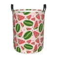 thumbnail image 1 of Bingfone Watermelon Waterproof Foldable Laundry Hamper Bucket with Handles for Storage Bin,Clothes Hamper (Small ), 1 of 6