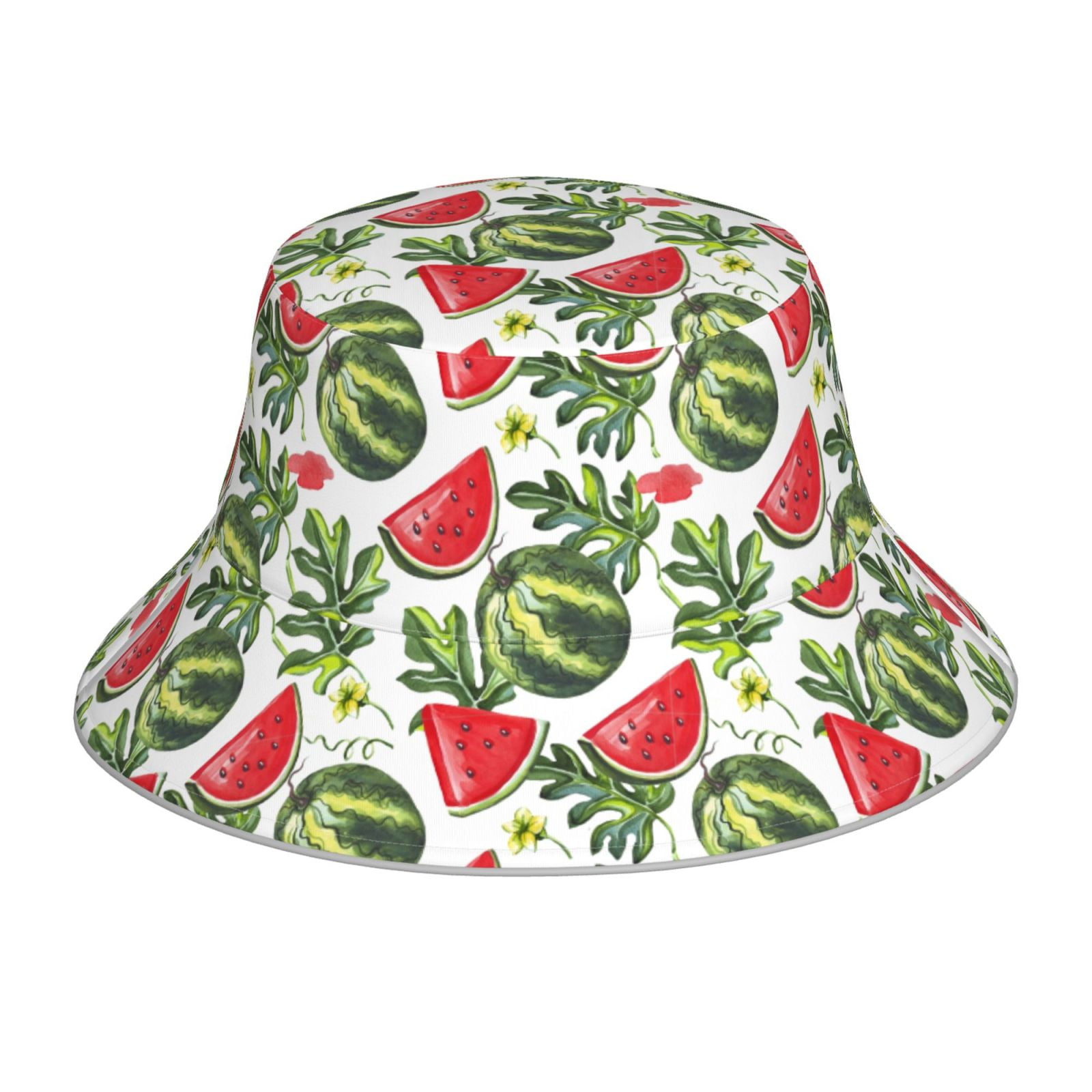 Bingfone Watermelons Bucket Hat For Men Women,Packable Reversible