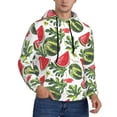 thumbnail image 1 of Bingfone Watermelons Men'S Drawstring Hoodie Long Sleeve Pocket Sweatshirts-X-Large, 1 of 9