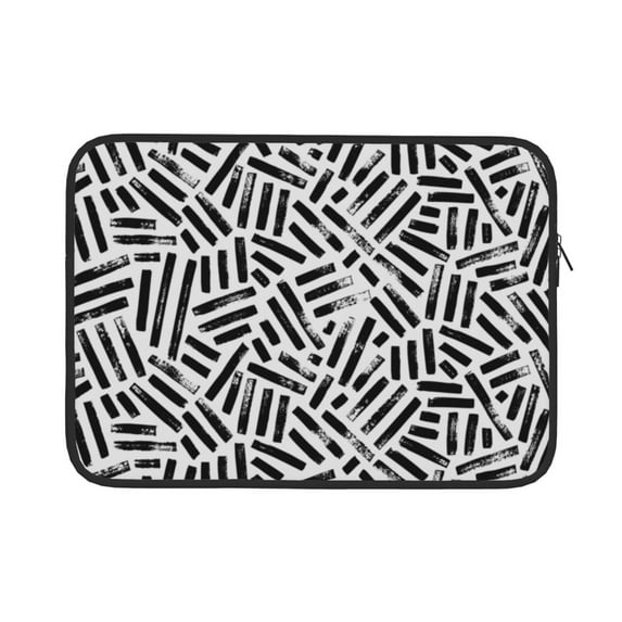 Bingfone Weave Geometric Laptop Sleeve Case 15 Inch, 360° Protective Computer Carrying Bag