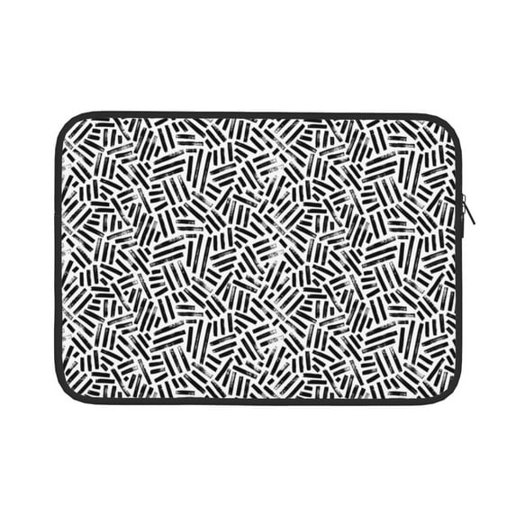Bingfone Weave Geometric Laptop Sleeve Case 15 inch , 360° Protective Computer Carrying Bag