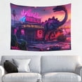 thumbnail image 1 of Bingfone Western Style Dinosaur Tapestry Wall Hanging Decor for Living Room Bedroom Dorm Classroom Office Decor 29x37 Inch, 1 of 8