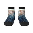 thumbnail image 1 of Bingfone White Jellyfish Dansing In The Ocean Design Patterned Men'S Women'S Casual Cotton Socks, 1 of 9