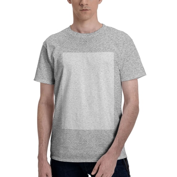 Bingfone White Men'S Loose Fit Short-Sleeve Pocket T-Shirt