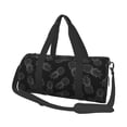 thumbnail image 1 of Bingfone White Pineapples Print Gym Duffle Backpack for Men Women,Travel Weekender Carry-On Bags with Detachable Back Pack Straps for Traveling Overnight Climb Sports, 1 of 8