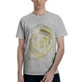 thumbnail image 1 of Bingfone White Rose Men'S Loose Fit Short-Sleeve Pocket T-Shirt, 1 of 7