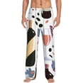 thumbnail image 1 of Bingfone Wine Bottles Glasses Mens All Over Print Sleep Pajama Pants-Large, 1 of 9