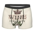 thumbnail image 1 of Bingfone Wine Men'S Underwear - Casual Stretch Boxer Briefs-Large, 1 of 9