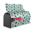 thumbnail image 1 of Bingfone Winter Skiing Penguin Magnetic Mailbox Cover Standard Size for Garden Yard Outdoor Decorations-21x18 in, 1 of 7