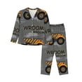 thumbnail image 1 of Bingfone Womens Pajama Sets Construction Machines Print,Long Sleeve Loungewear Pajamas Set-X-Large, 1 of 9