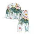 thumbnail image 1 of Bingfone Womens Pajama Sets Turtle And Sea Life Print,Long Sleeve Loungewear Pajamas Set-X-Large, 1 of 9