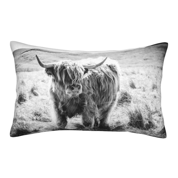 Bingfone Yak Standard Size Pillowcase, Long Staple Pure Cotton Envelope Closure Pillow Cover,16"X24"