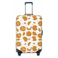 thumbnail image 1 of Bingfone Yellow Biscuit Luggage Cover Washable Suitcase Cover Protector Anti-scratch Suitcase cover Fits 18-32 Inch Luggage, 1 of 8
