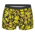 thumbnail image 1 of Bingfone Yellow Butterflies Men's Underwear - Casual Stretch Boxer Briefs-XX-Large, 1 of 9