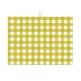 thumbnail image 1 of Bingfone Yellow Checkboard ,18" x 24"Dish Drying Mat for Kitchen Counter,Ultra Absorbent Microfiber, 1 of 9