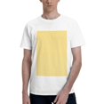 thumbnail image 1 of Bingfone Yellow Gingham Men'S Loose Fit Short-Sleeve Pocket T-Shirt, 1 of 7