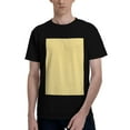 thumbnail image 1 of Bingfone Yellow Gingham Men'S Loose Fit Short-Sleeve Pocket T-Shirt, 1 of 7