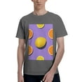 thumbnail image 1 of Bingfone Yellow Lemon And Orange Men'S Loose Fit Short-Sleeve Pocket T-Shirt, 1 of 7