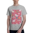 thumbnail image 1 of Bingfone Yoga Unicorn Men'S Loose Fit Short-Sleeve Pocket T-Shirt, 1 of 7