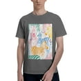 thumbnail image 1 of Bingfone Zebra Colourful Men'S Loose Fit Short-Sleeve Pocket T-Shirt, 1 of 7