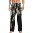 thumbnail image 1 of Bingfone black Easter eggs Mens All Over Print Sleep Pajama Pants-Large, 1 of 6