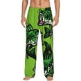thumbnail image 1 of Bingfone cartoon largemouth bass fish Mens All Over Print Sleep Pajama Pants-Medium, 1 of 6
