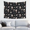 thumbnail image 1 of Bingfone cute Skull bone Tapestry Wall Hanging Decor for Living Room Bedroom Dorm Classroom Office Decor 29x37 Inch, 1 of 8