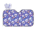 thumbnail image 1 of Bingfone flower Skull cartoon Car Windshield Sun Shade Protector Keep Your Vehicle Cool Sun Shield Visor Cover Foldable for Car Truck SUV-Medium, 1 of 8