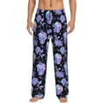 thumbnail image 1 of Bingfone flower Skull crystal Mens All Over Print Sleep Pajama Pants-XX-Large, 1 of 5