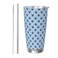 thumbnail image 1 of Bingfone french Bulldog Face for 20 Oz Stainless Steel Travel Mug Double Wall Water Coffee Cup for Home,Office, Outdoor Works Great for Ice Drinks and Hot Beverage-Straw Two-piece Set, 1 of 8
