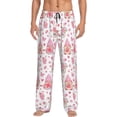 thumbnail image 1 of Bingfone gnome couple Mens All Over Print Sleep Pajama Pants-Small, 1 of 6