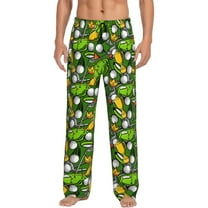 Bingfone golf Sport club Mens All Over Print Sleep Pajama Pants-Small