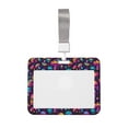 thumbnail image 1 of Bingfone rainbow color mushroom Skull Card Badge Holder,for Girls Girly Women 4 x 3 Inch Nurses School Identity Cruise Travel Name Tags Cover Protector Case, 1 of 7