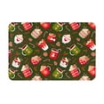 thumbnail image 1 of Bingfone red green coffee cup Door Mat 16"x24" Front Entrance Non-Slip Low Profile Washable for Entryway, 1 of 7