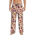 thumbnail image 1 of Bingfone rock music Skull record Mens All Over Print Sleep Pajama Pants-XX-Large, 1 of 5