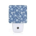 thumbnail image 1 of Bingfone whiet Snowflake blue background Print Night Lights Plug into Wall,Dusk to Dawn,Bright Nightlight Auto-On/Off, for Adults Kids Room Bedroom Bathroom Hallway Kitchen, 1 of 1