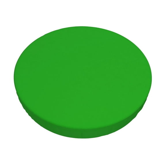 Bingfone12 Inch Padded Round Bar Stool Cover Cushion With Elastic Fabric Round Chair Seat - Green