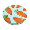 thumbnail image 1 of Bingfone12 inch Padded Round Bar Stool Cover Cushion with Elastic Fabric Round Chair Seat - Cartoon Carrot, 1 of 7