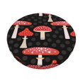 thumbnail image 1 of Bingfone13 Inch Padded Round Bar Stool Cover Cushion With Elastic Fabric Round Chair Seat - Forest Mushrooms, 1 of 7