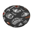 thumbnail image 1 of Bingfone13 Inch Padded Round Bar Stool Cover Cushion With Elastic Fabric Round Chair Seat - Japanese Sushi Hashi, 1 of 7